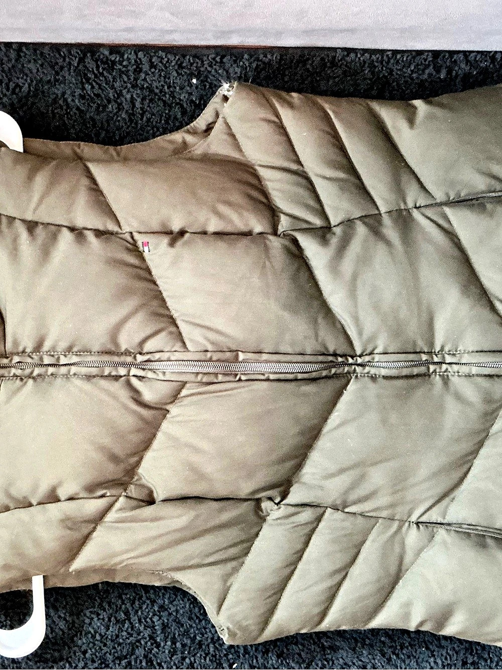 Quilted Puffer Vest Women's Brown Puffer Vest Like New